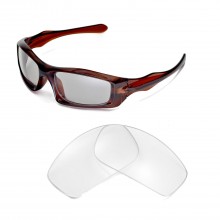 Walleva Clear Non-Polarized Replacement Lenses for Oakley Monster Pup Sunglasses